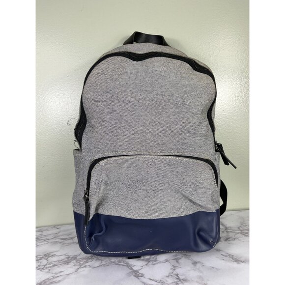 Everlane Backpack- Medium, Grey/ Navy - Picture 1 of 7